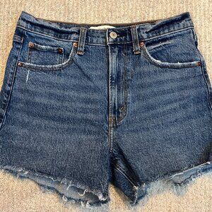 Abercrombie and Fitch: 4-inch Mom Jean shorts, size 27/4